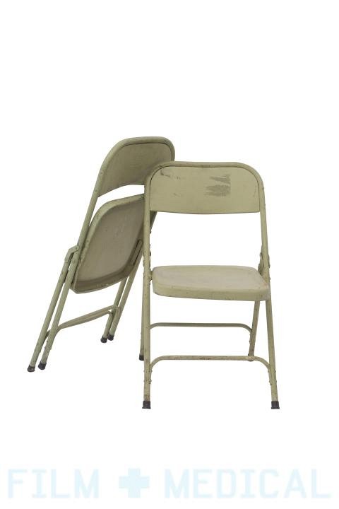 Metal army chairs